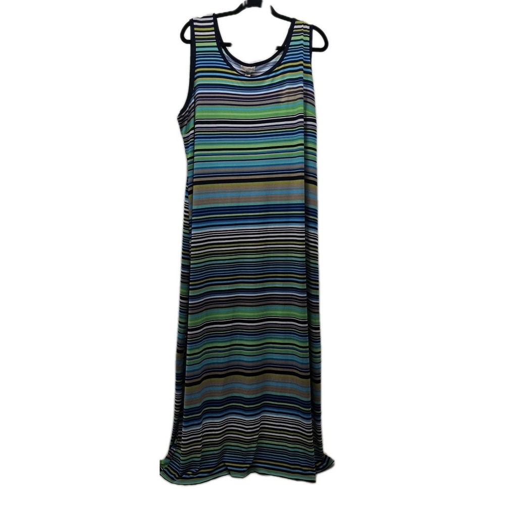 Maxidress Sleeveless CB Established 1962 Size 18 54"-56" Length